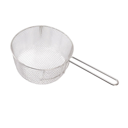 Frying Basket Stainless Steel Long Handle Reusable Rust Resistant Fry Net for Fish Chicken Nuggets Handle V1294-YM0521-3118230080612