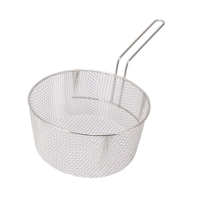 Frying Basket Stainless Steel Long Handle Reusable Rust Resistant Fry Net for Fish Chicken Nuggets Handle V1294-YM0521-3118230080612