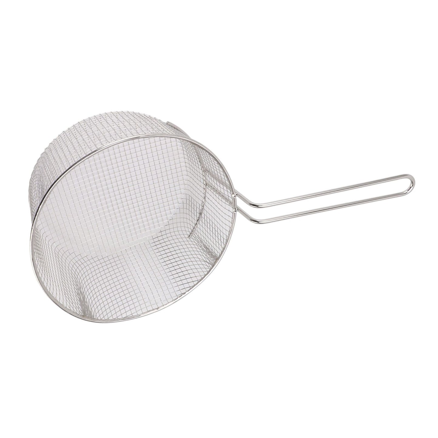 Frying Basket Stainless Steel Long Handle Reusable Rust Resistant Fry Net for Fish Chicken Nuggets Handle V1294-YM0521-3118230080612
