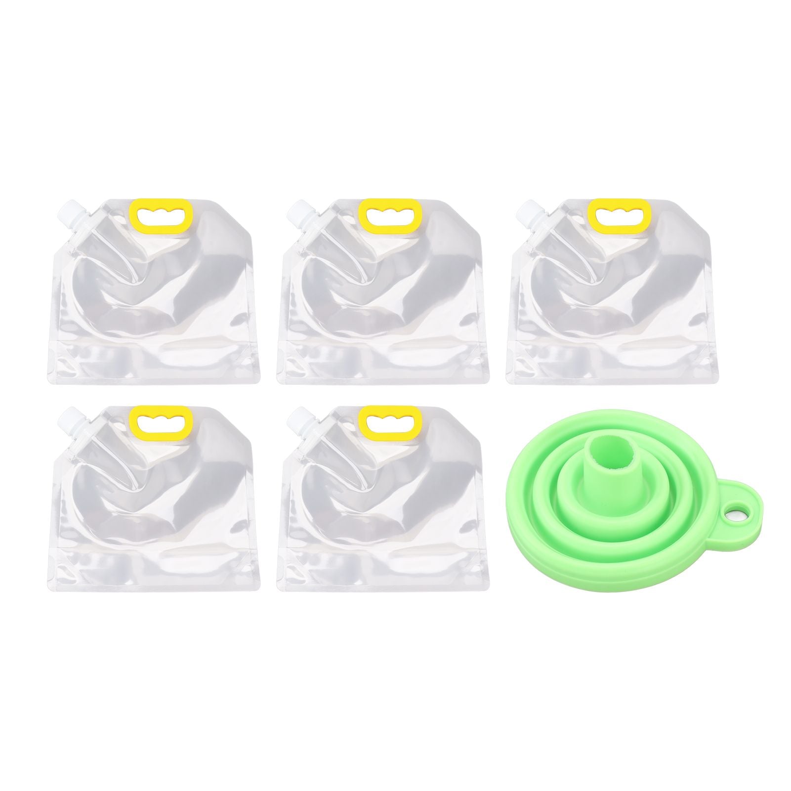 5Pcs Grain Sealed Storage Bag Reusable Transparent Grain Storage Bag for Rice Cereals Flour Nuts 2kg V1294-YM0521-3118230080913