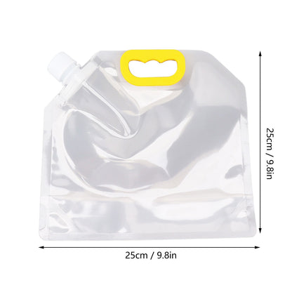 5Pcs Grain Sealed Storage Bag Reusable Transparent Grain Storage Bag for Rice Cereals Flour Nuts 2kg V1294-YM0521-3118230080913