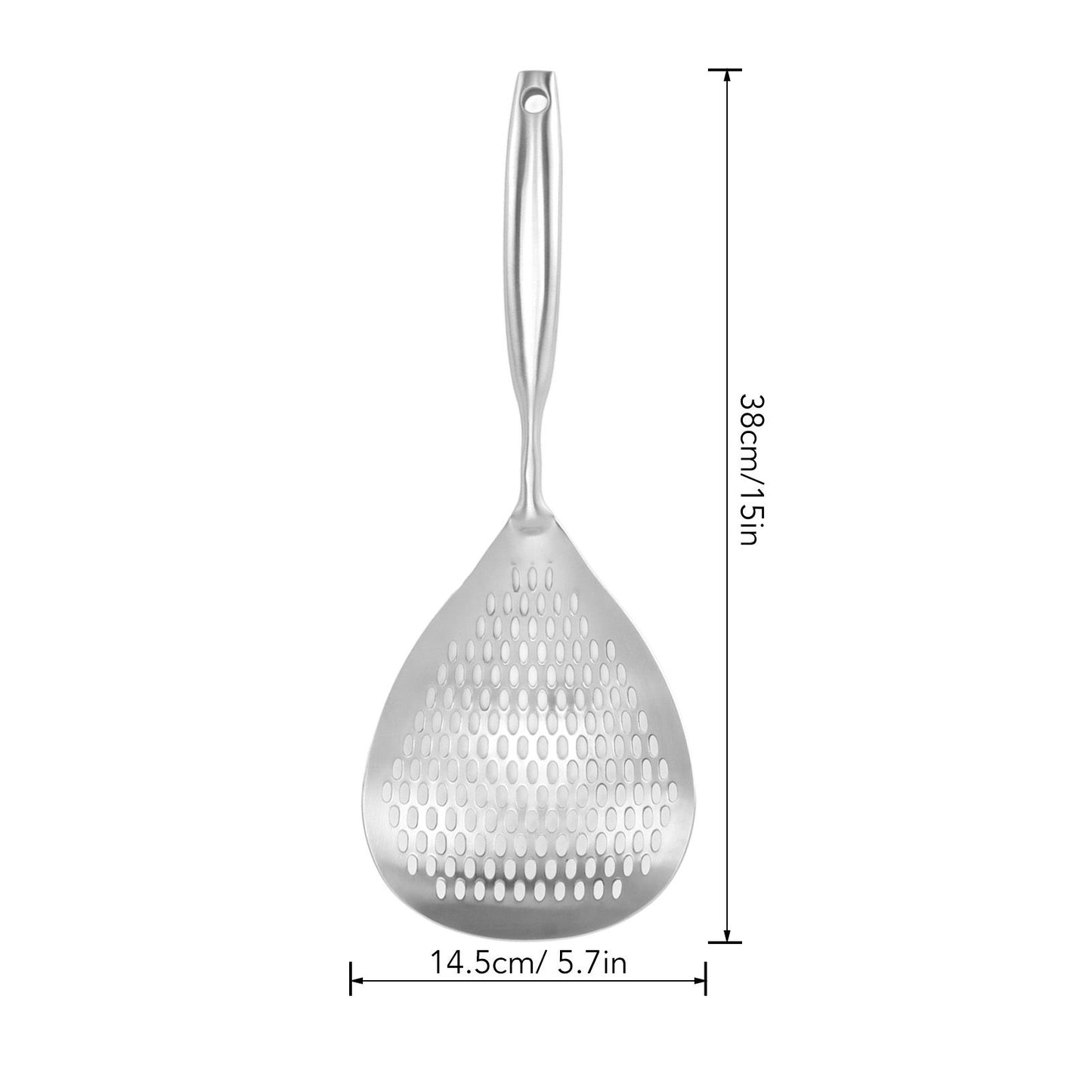 Kitchen Strainer Spoon Stainless Steel Straining Spoon Ladle Spider Strainer Cooking Colander V1294-YM0521-3118230081011