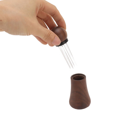 Coffee Stirring Tamper 10 Needles Stainless Steel Coffee Hand Distribution Tool for Home V1294-YM0521-3118230082611