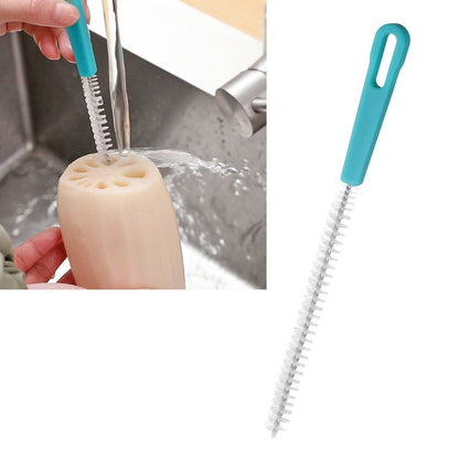 Sewer Drain Brush Nylon Plastic Mini Extra Long Straw Cleaning Brush for Pipe Hole Bottle V1294-YM0521-3118230083811