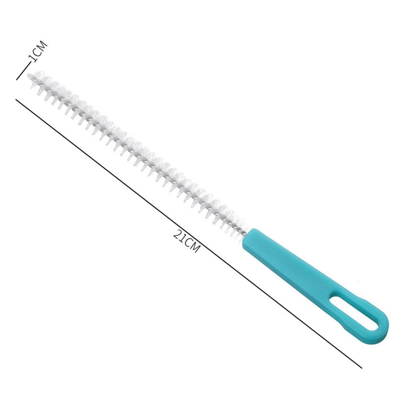 Sewer Drain Brush Nylon Plastic Mini Extra Long Straw Cleaning Brush for Pipe Hole Bottle V1294-YM0521-3118230083811