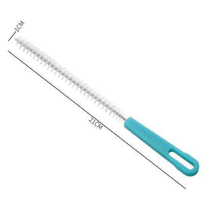 Sewer Drain Brush Nylon Plastic Mini Extra Long Straw Cleaning Brush for Pipe Hole Bottle V1294-YM0521-3118230083811