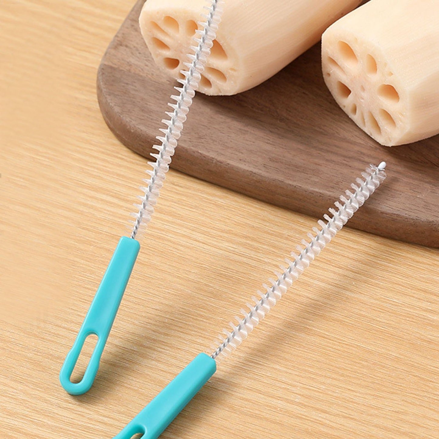 Sewer Drain Brush Nylon Plastic Mini Extra Long Straw Cleaning Brush for Pipe Hole Bottle V1294-YM0521-3118230083811