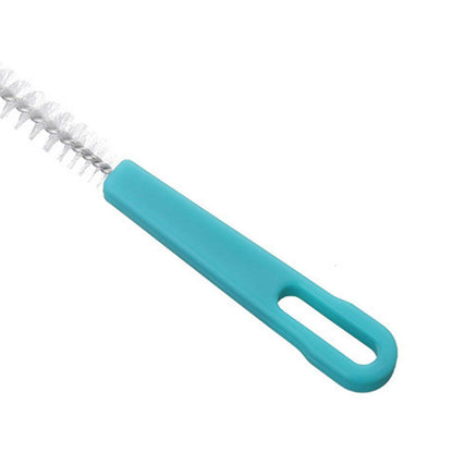 Sewer Drain Brush Nylon Plastic Mini Extra Long Straw Cleaning Brush for Pipe Hole Bottle V1294-YM0521-3118230083811
