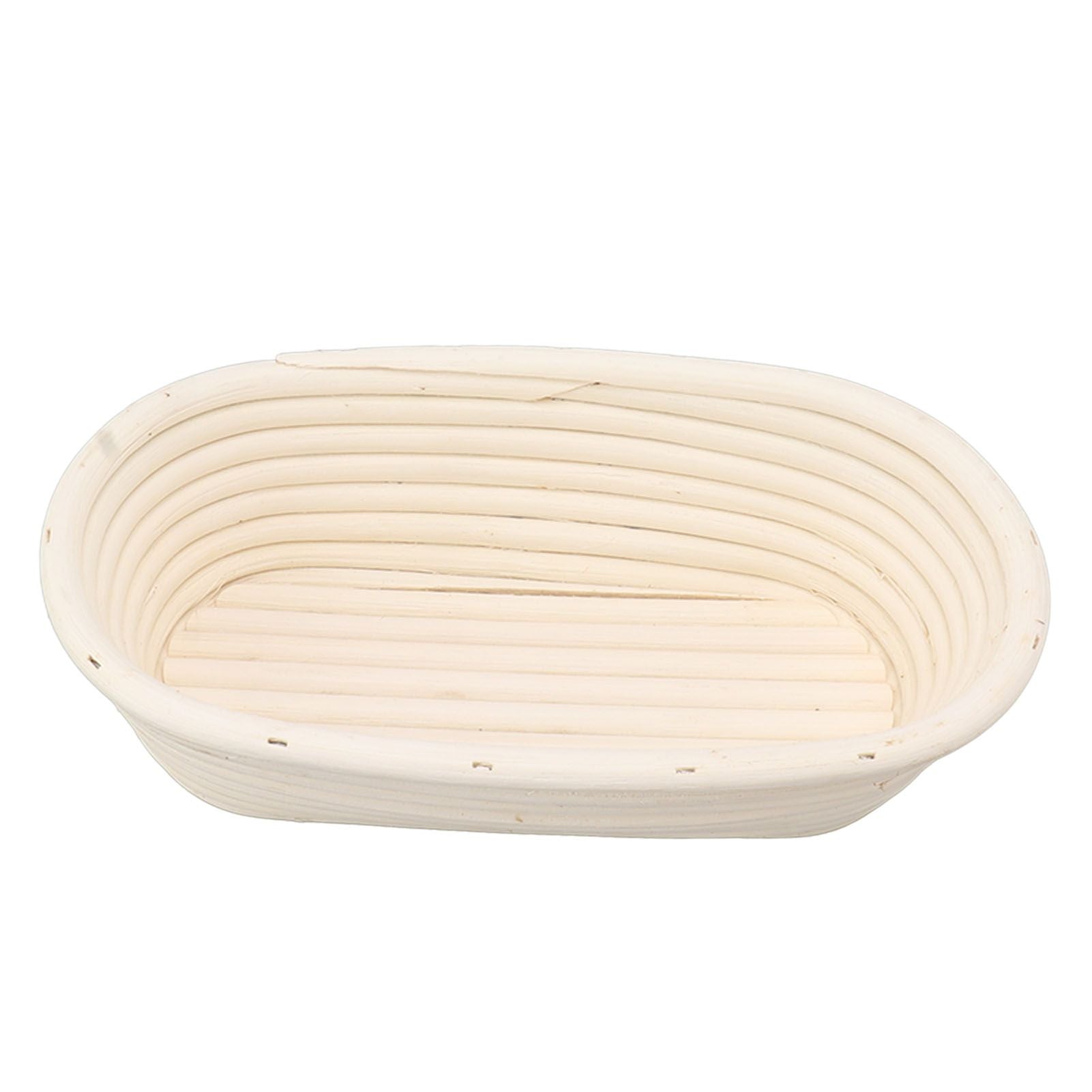 25cm Bread Proofing Basket Set Oval Natural Rattan Sourdough Proofing Basket Dough Scraper Cloth Liner Brush V1294-YM0521-3118230084111