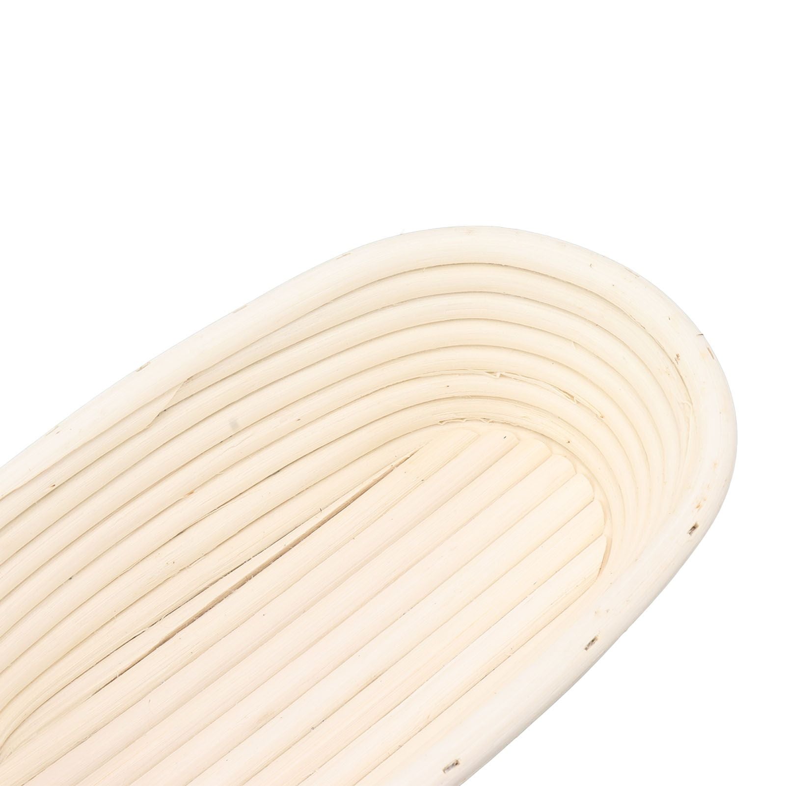 25cm Bread Proofing Basket Set Oval Natural Rattan Sourdough Proofing Basket Dough Scraper Cloth Liner Brush V1294-YM0521-3118230084111