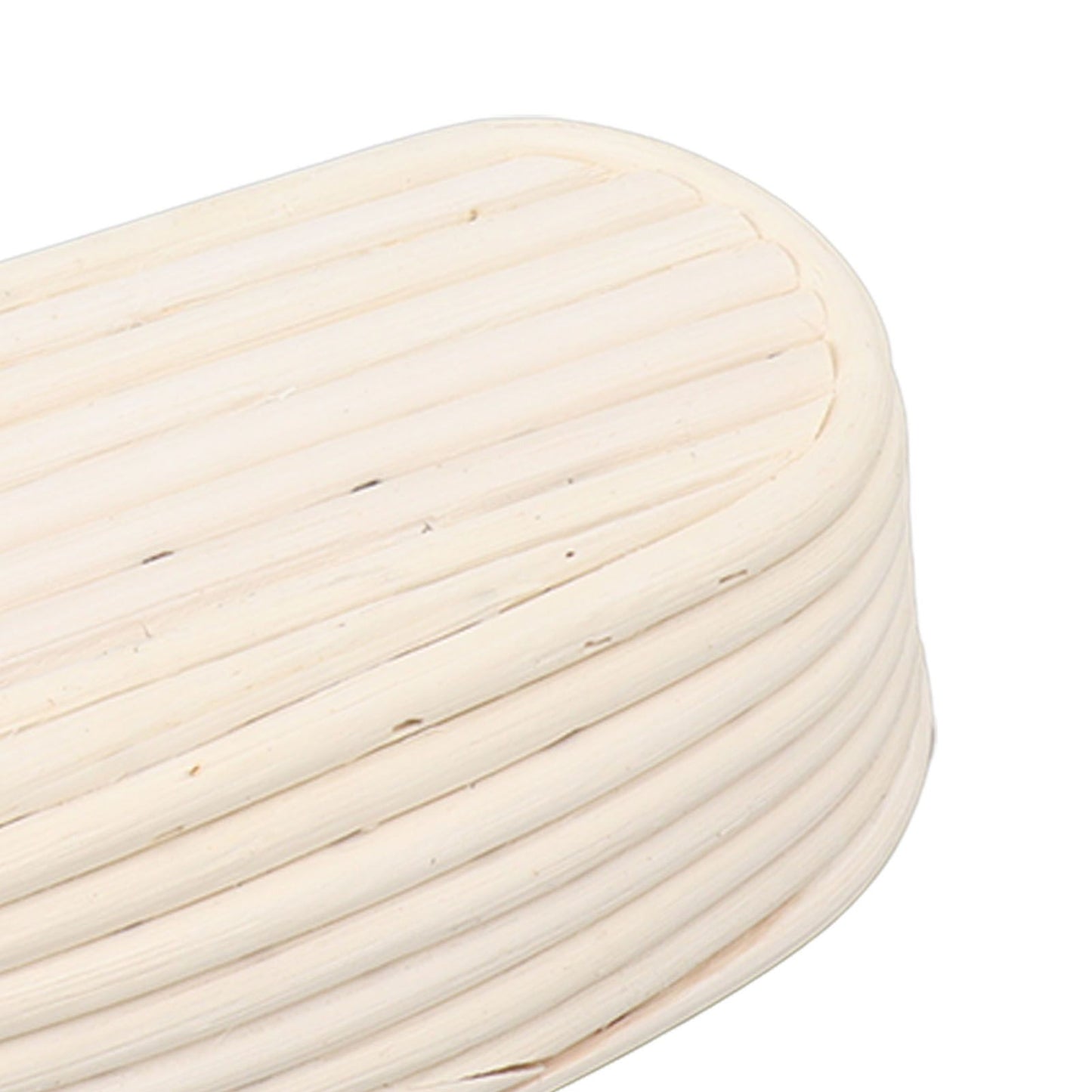 25cm Bread Proofing Basket Set Oval Natural Rattan Sourdough Proofing Basket Dough Scraper Cloth Liner Brush V1294-YM0521-3118230084111