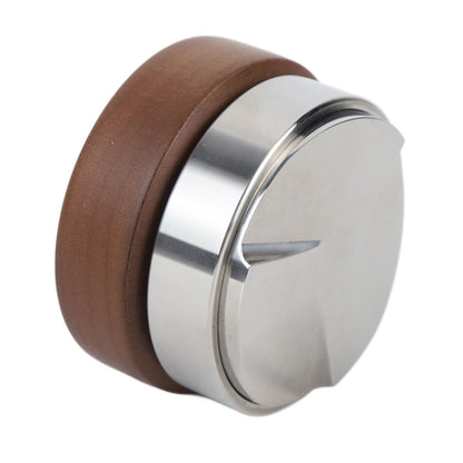 58mm Coffee Distributor Tamper Adjustable Depth Coffee Leveler Coffee Distribution Tool With Walnut Wood V1294-YM0521-3118230087211