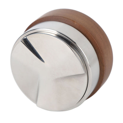 58mm Coffee Distributor Tamper Adjustable Depth Coffee Leveler Coffee Distribution Tool With Walnut Wood V1294-YM0521-3118230087211