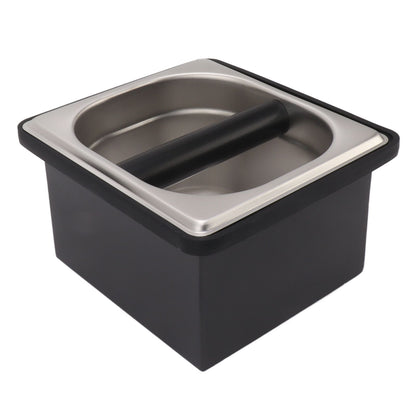 Coffee Knock Box Rubber Coffee Box with Removable Stainless Steel Ground Container for Cafe Bar S V1294-YM0521-3118230088811