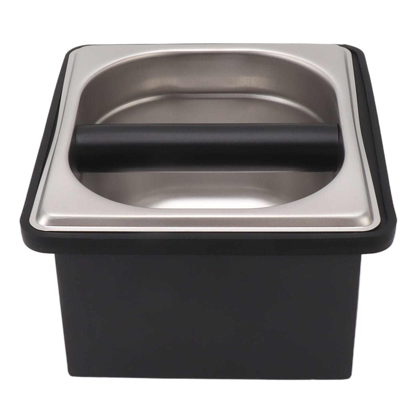 Coffee Knock Box Rubber Coffee Box with Removable Stainless Steel Ground Container for Cafe Bar S V1294-YM0521-3118230088811