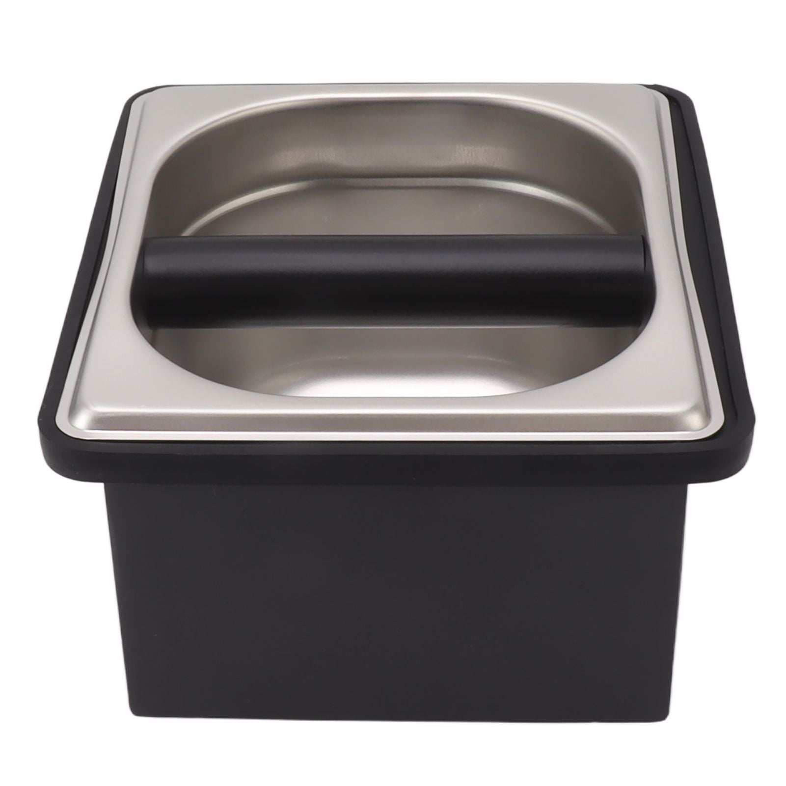 Coffee Knock Box Rubber Coffee Box with Removable Stainless Steel Ground Container for Cafe Bar S V1294-YM0521-3118230088811