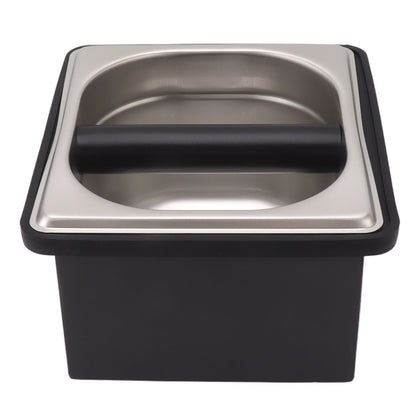 Coffee Knock Box Rubber Coffee Box with Removable Stainless Steel Ground Container for Cafe Bar S V1294-YM0521-3118230088811