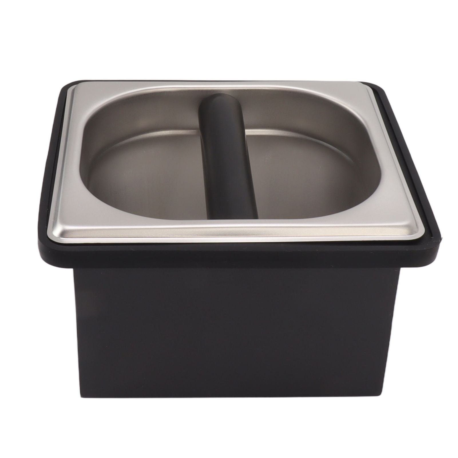 Coffee Knock Box Rubber Coffee Box with Removable Stainless Steel Ground Container for Cafe Bar S V1294-YM0521-3118230088811