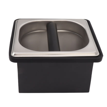 Coffee Knock Box Rubber Coffee Box with Removable Stainless Steel Ground Container for Cafe Bar S V1294-YM0521-3118230088811