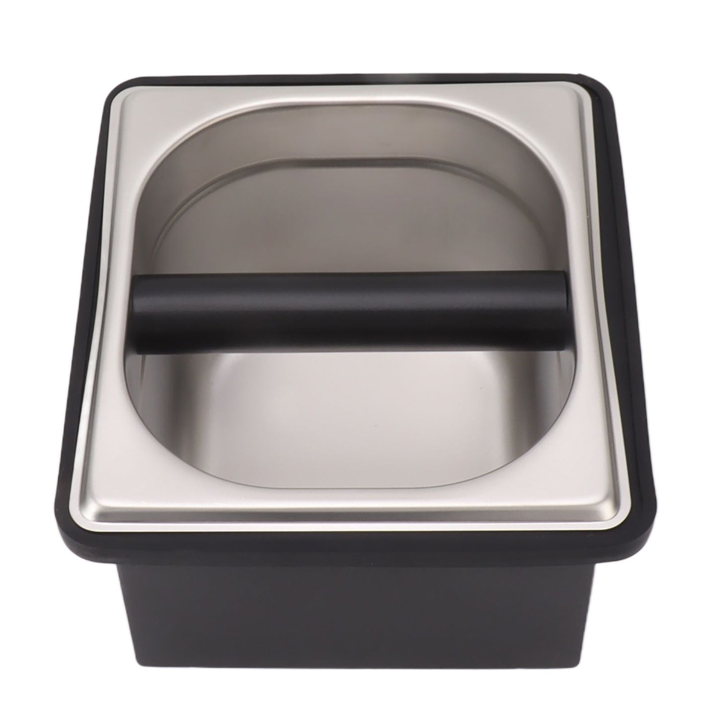 Coffee Knock Box Rubber Coffee Box with Removable Stainless Steel Ground Container for Cafe Bar S V1294-YM0521-3118230088811