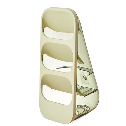 3 Layer Chopsticks Knife Storage Rack Holder Waterproof Knife Storage Drainage Bracket Container Green V1294-YM0521-3118230089913