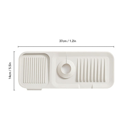 Silicone Sink Faucet Mat Foldable Thicken Soft Silicone Faucet Water Catcher Mat Sink Draining Pad for V1294-YM0521-3118230090611