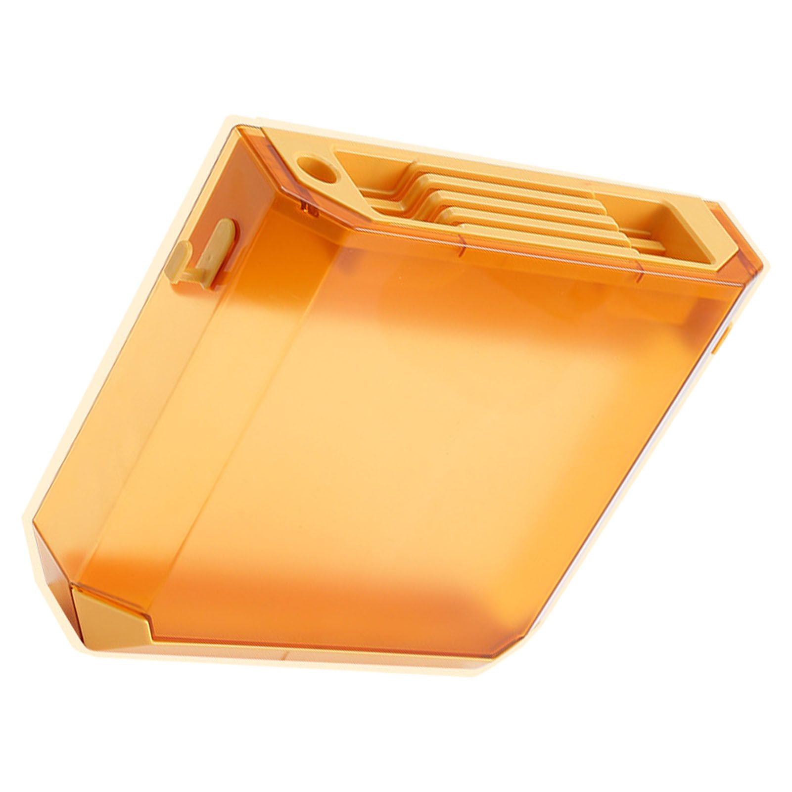 Wall Mounted Knife Holder Ultrathin Plastic Installation Box Storage Rack for Kitchen Yellow V1294-YM0521-3118230094813