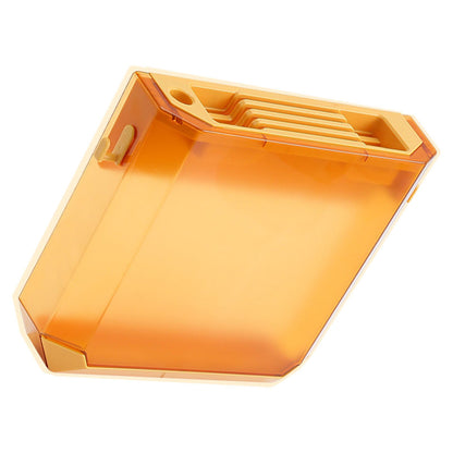 Wall Mounted Knife Holder Ultrathin Plastic Installation Box Storage Rack for Kitchen Yellow V1294-YM0521-3118230094813