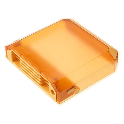 Wall Mounted Knife Holder Ultrathin Plastic Installation Box Storage Rack for Kitchen Yellow V1294-YM0521-3118230094813