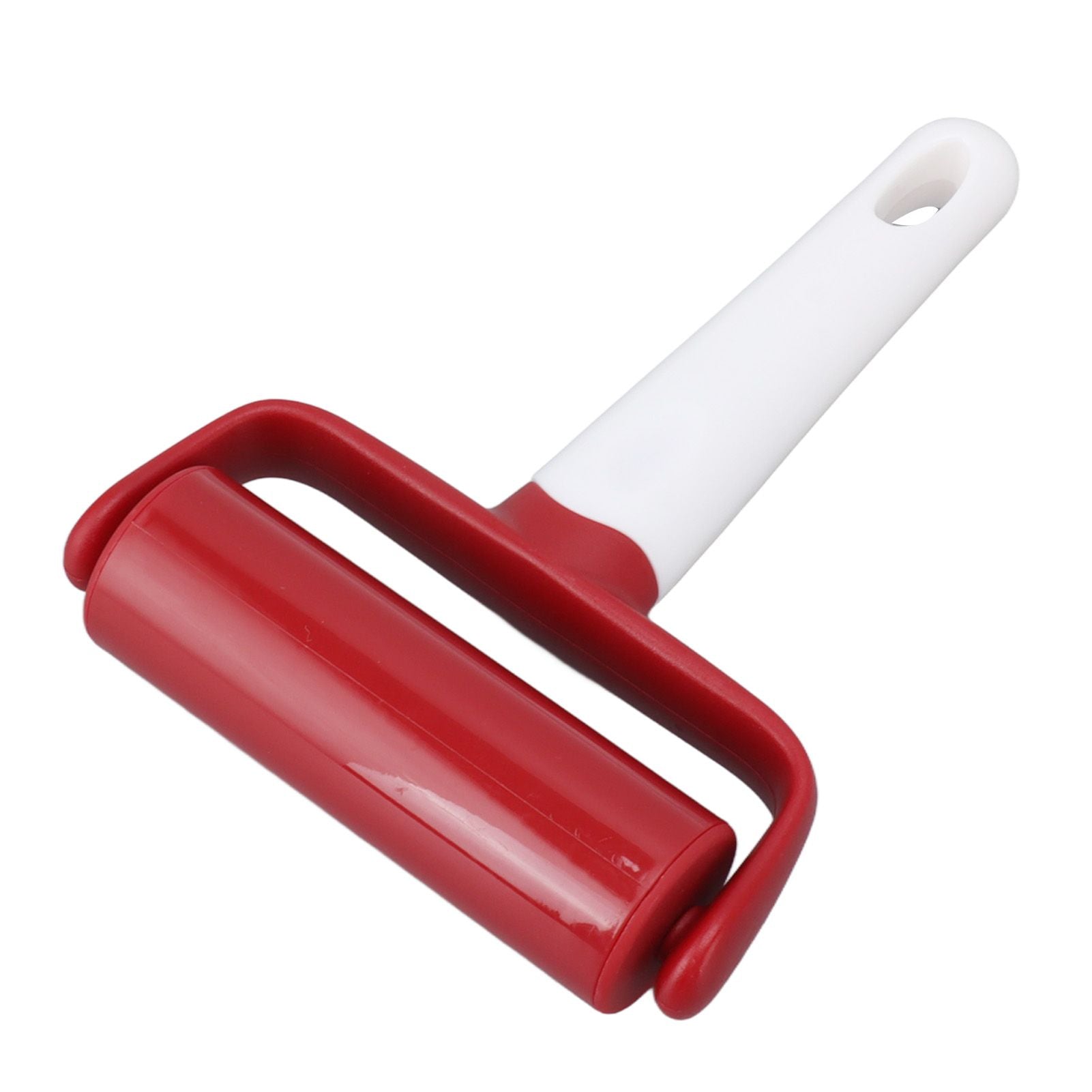 Small Rolling Pin Prevent Slip Hangable T Type Plastic Dough Roller with Handle for Pizza Pie Crust V1294-YM0521-3118230097211