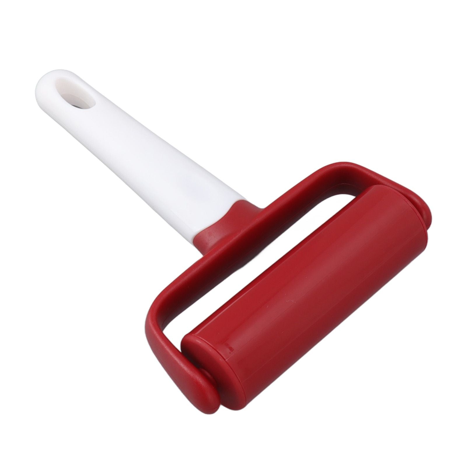 Small Rolling Pin Prevent Slip Hangable T Type Plastic Dough Roller with Handle for Pizza Pie Crust V1294-YM0521-3118230097211