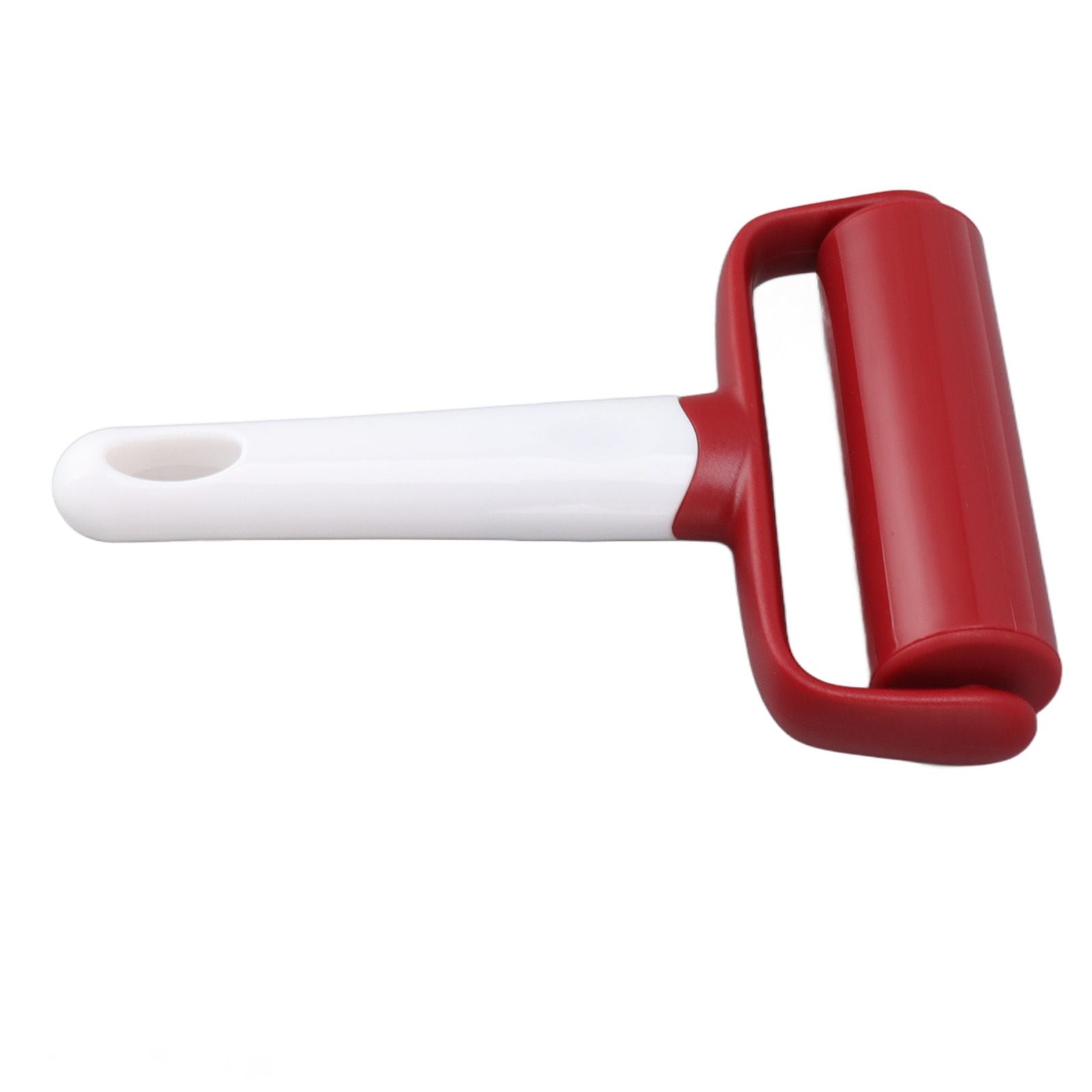 Small Rolling Pin Prevent Slip Hangable T Type Plastic Dough Roller with Handle for Pizza Pie Crust V1294-YM0521-3118230097211
