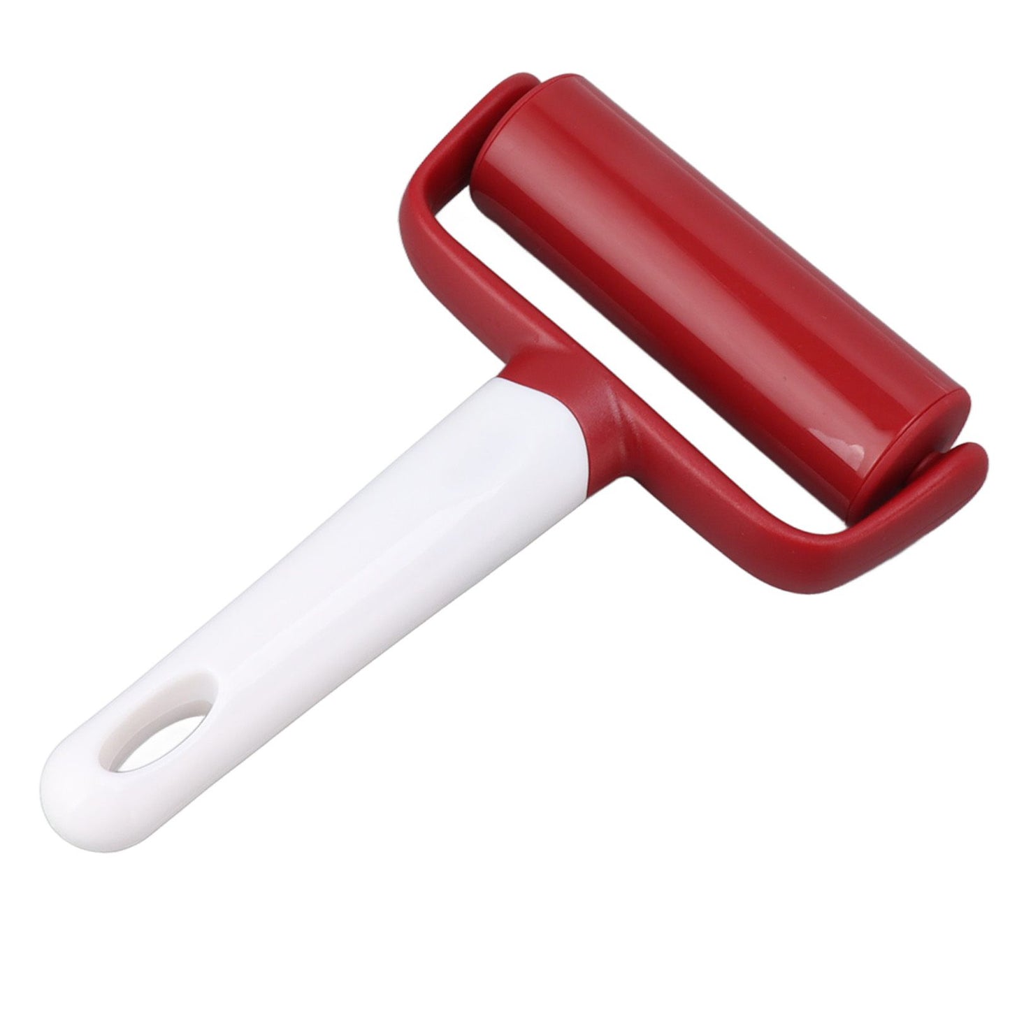 Small Rolling Pin Prevent Slip Hangable T Type Plastic Dough Roller with Handle for Pizza Pie Crust V1294-YM0521-3118230097211