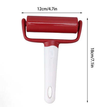 Small Rolling Pin Prevent Slip Hangable T Type Plastic Dough Roller with Handle for Pizza Pie Crust V1294-YM0521-3118230097211