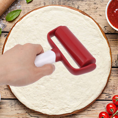 Small Rolling Pin Prevent Slip Hangable T Type Plastic Dough Roller with Handle for Pizza Pie Crust V1294-YM0521-3118230097211