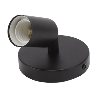 E26 E27 Wall Lamp Holder Modern Simple Wall Lamp Base for Bedroom Living Room Showcase 85-265V Black V1294-YM0521-3119220171711