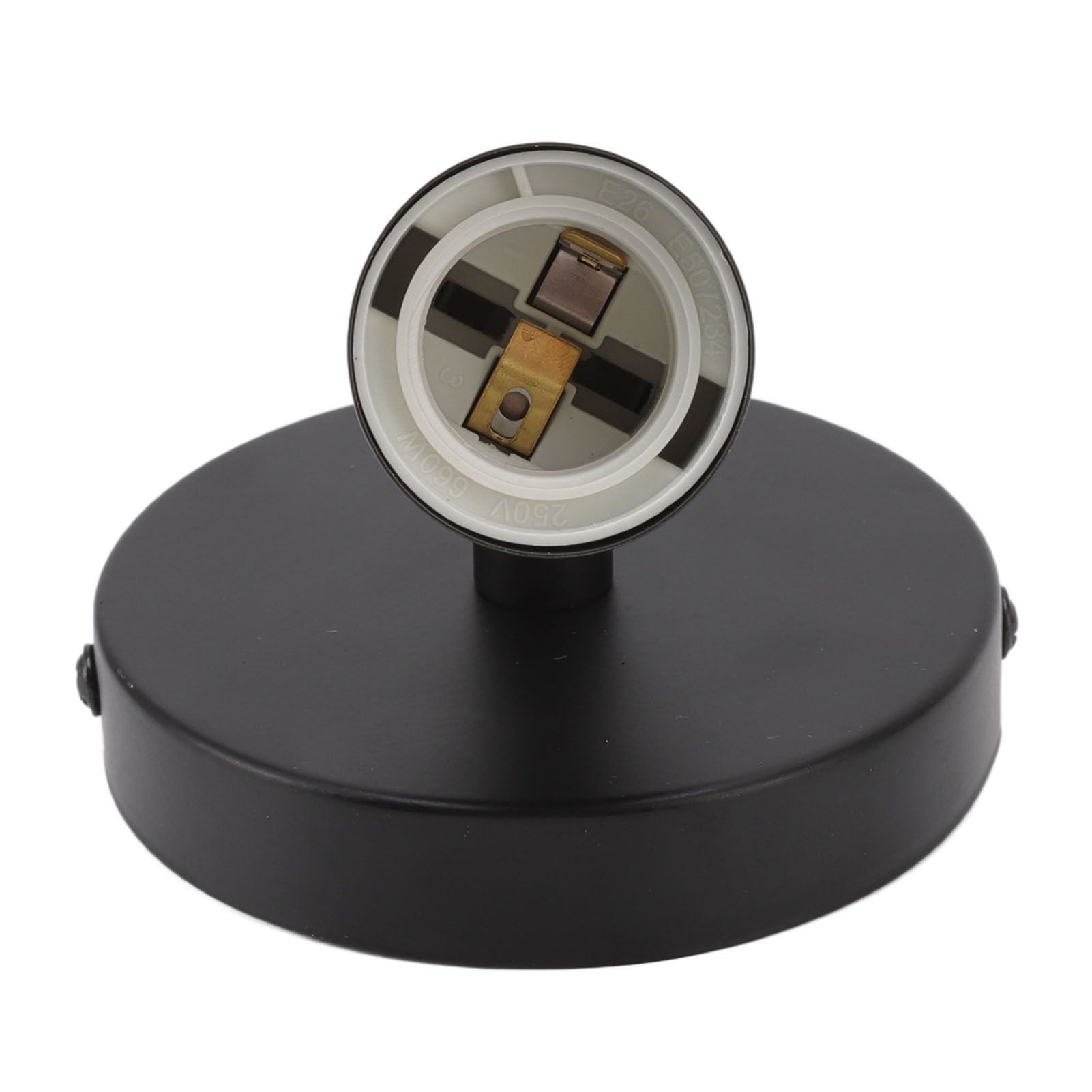 E26 E27 Wall Lamp Holder Modern Simple Wall Lamp Base for Bedroom Living Room Showcase 85-265V Black V1294-YM0521-3119220171711