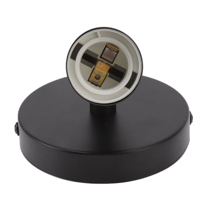 E26 E27 Wall Lamp Holder Modern Simple Wall Lamp Base for Bedroom Living Room Showcase 85-265V Black V1294-YM0521-3119220171711