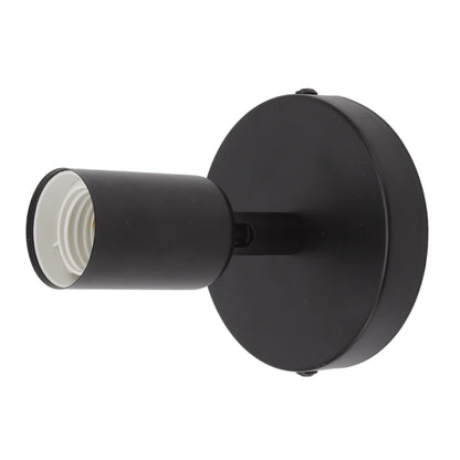 E26 E27 Wall Lamp Holder Modern Simple Wall Lamp Base for Bedroom Living Room Showcase 85-265V Black V1294-YM0521-3119220171711
