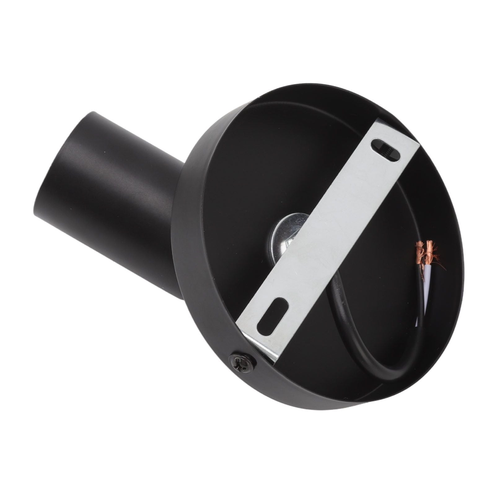E26 E27 Wall Lamp Holder Modern Simple Wall Lamp Base for Bedroom Living Room Showcase 85-265V Black V1294-YM0521-3119220171711
