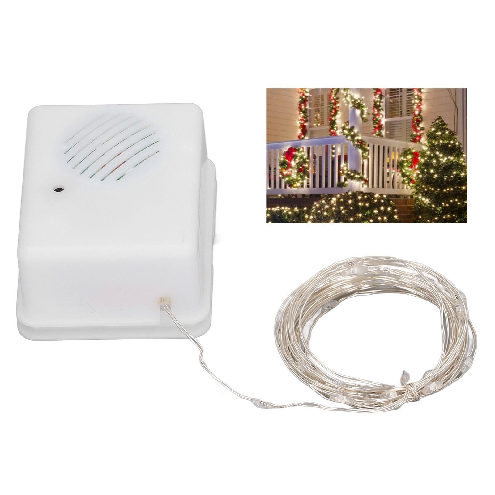 Christmas Decorative Light String Music String Light for Patio Garden Decoration Indoor Outdoor Christmas V1294-YM0521-3119220174811