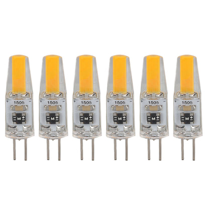 6Pcs G4 Light Bulb Dimmable 2W 180lm LED Bulb for Table Lamp Wall Lamp Chandelier Replacement 120V V1294-YM0521-3119220178611