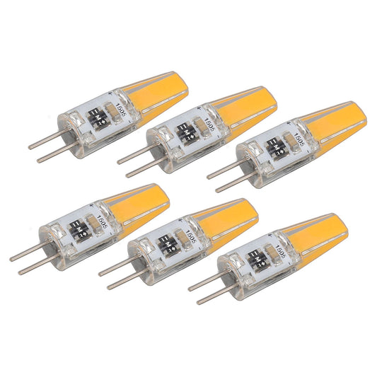 6Pcs G4 Light Bulb Dimmable 2W 180lm LED Bulb for Table Lamp Wall Lamp Chandelier Replacement 120V V1294-YM0521-3119220178611
