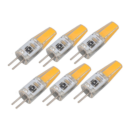 6Pcs G4 Light Bulb Dimmable 2W 180lm LED Bulb for Table Lamp Wall Lamp Chandelier Replacement 120V V1294-YM0521-3119220178611