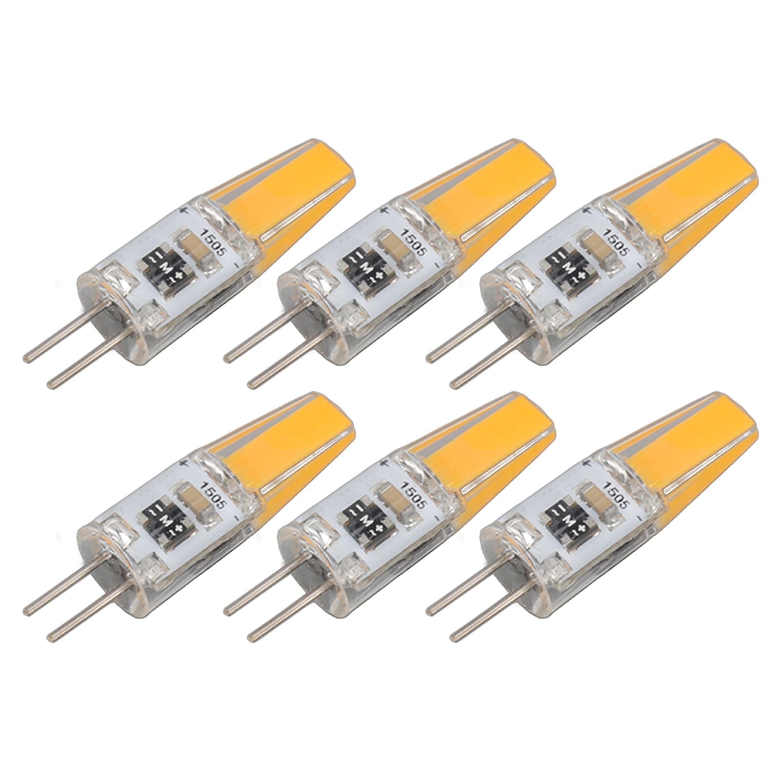 6Pcs G4 Light Bulb Dimmable 2W 180lm LED Bulb for Table Lamp Wall Lamp Chandelier Replacement 120V V1294-YM0521-3119220178611