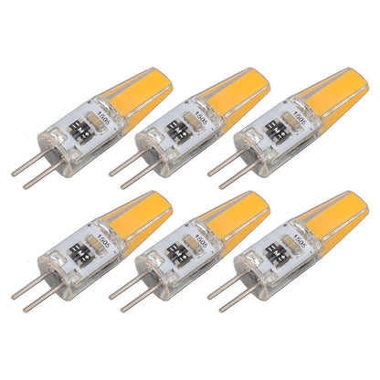 6Pcs G4 Light Bulb Dimmable 2W 180lm LED Bulb for Table Lamp Wall Lamp Chandelier Replacement 120V V1294-YM0521-3119220178611