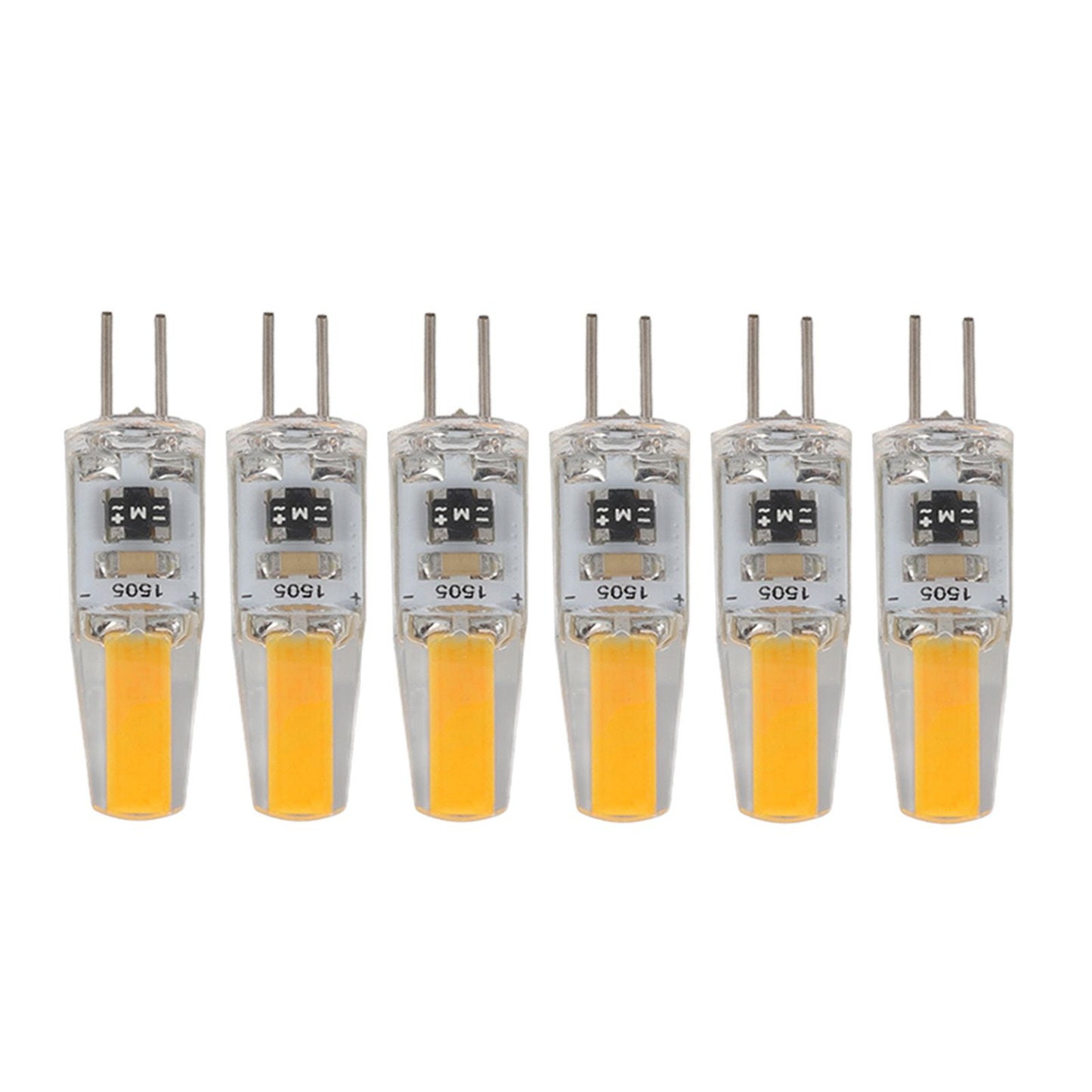 6Pcs G4 Light Bulb Dimmable 2W 180lm LED Bulb for Table Lamp Wall Lamp Chandelier Replacement 120V V1294-YM0521-3119220178611