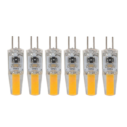 6Pcs G4 Light Bulb Dimmable 2W 180lm LED Bulb for Table Lamp Wall Lamp Chandelier Replacement 120V V1294-YM0521-3119220178611