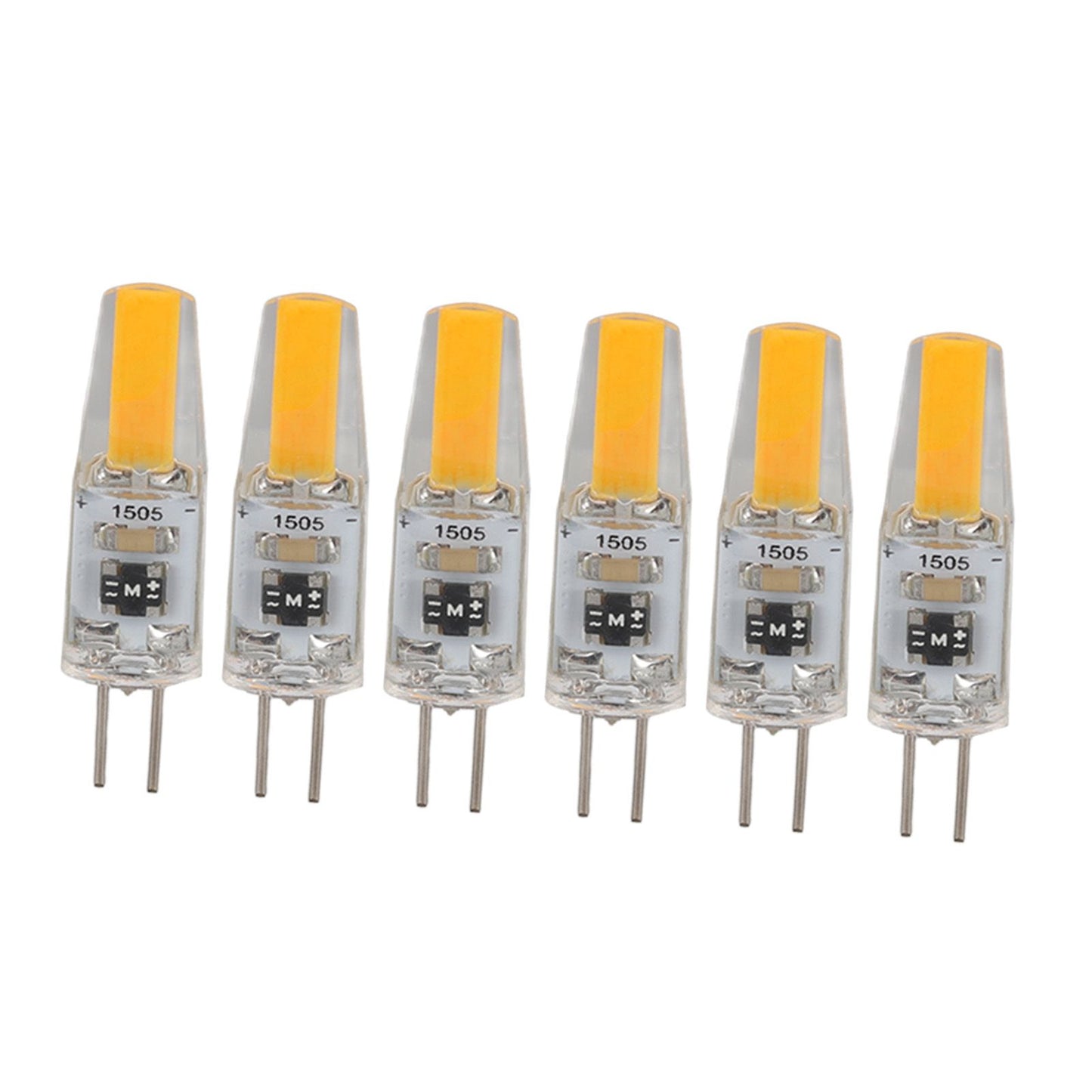 6Pcs G4 Light Bulb Dimmable 2W 180lm LED Bulb for Table Lamp Wall Lamp Chandelier Replacement 120V V1294-YM0521-3119220178611