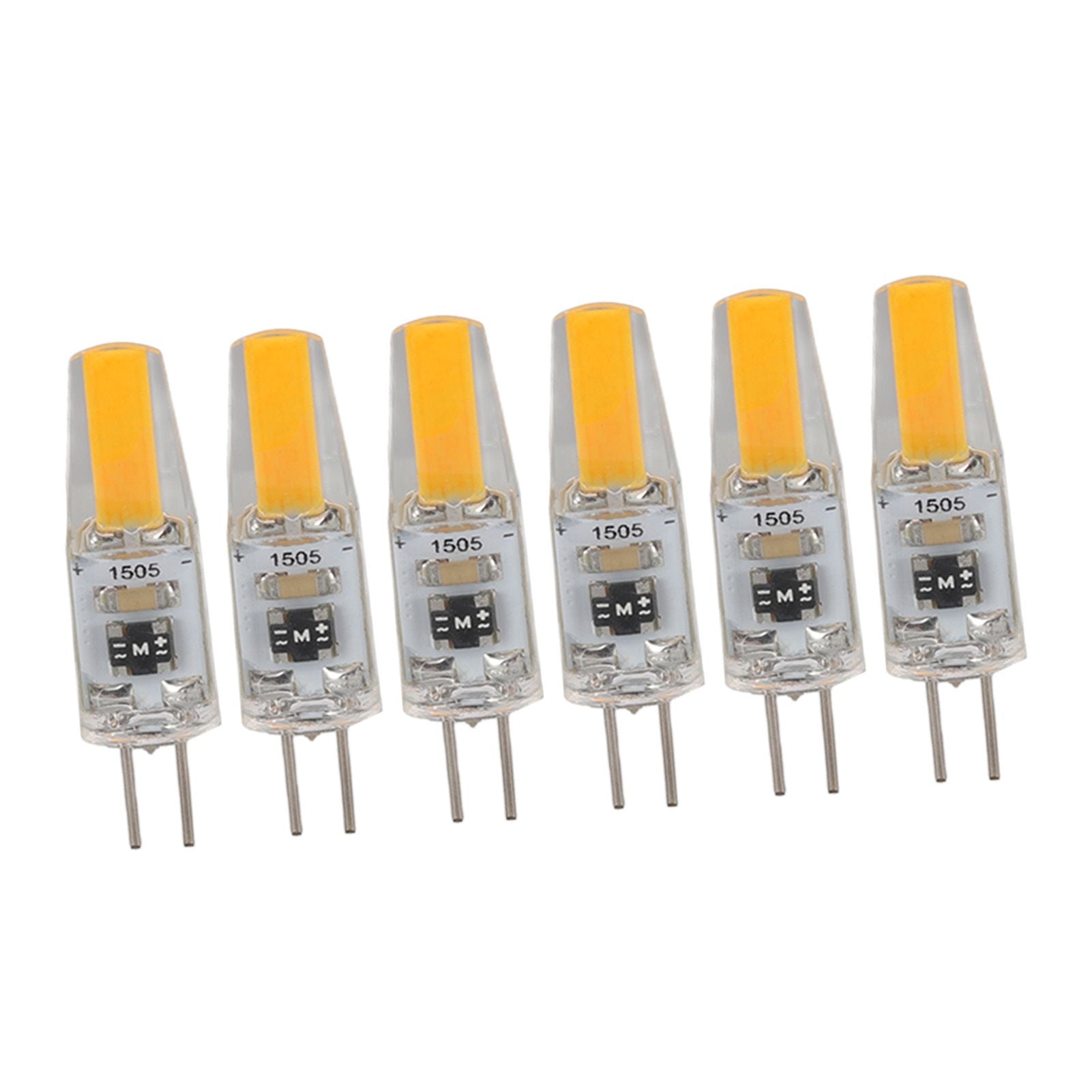 6Pcs G4 Light Bulb Dimmable 2W 180lm LED Bulb for Table Lamp Wall Lamp Chandelier Replacement 120V V1294-YM0521-3119220178611